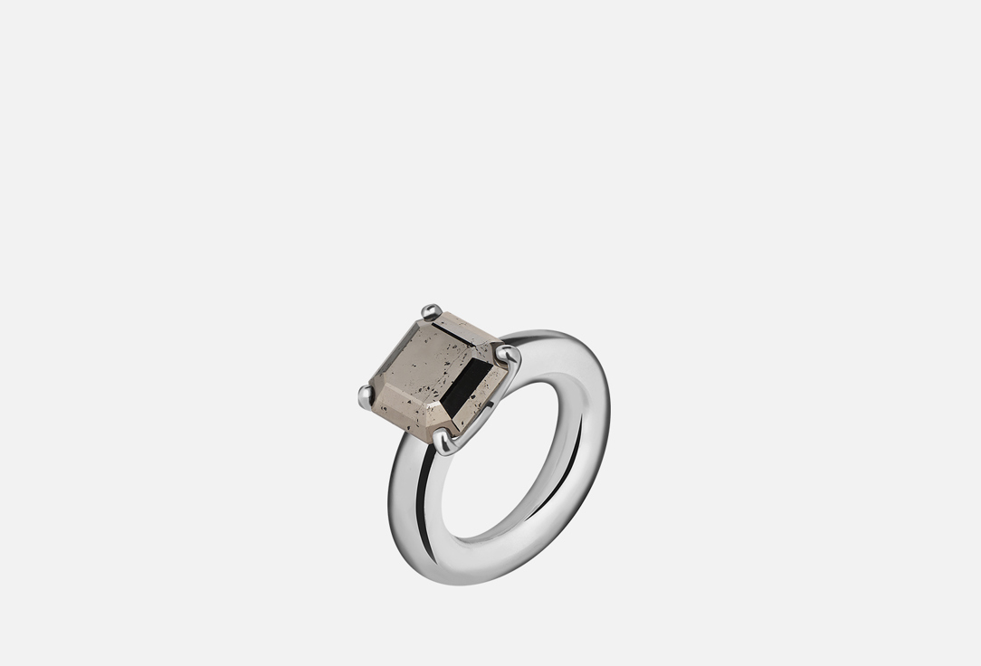 Кольцо серебряное MOONKA Cartoon ring с пиритом 18 мл фотографии