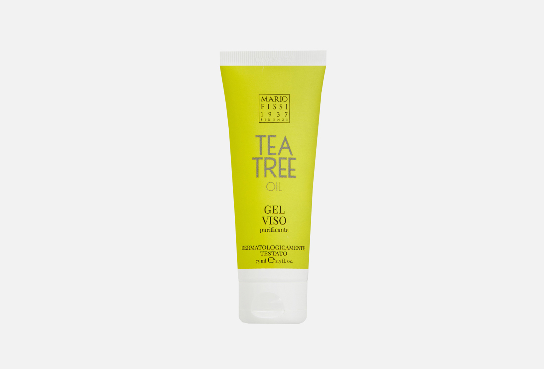 Гель для умывания MARIO FISSI Tea tree 75 мл гель для умывания лица с маслом чайного дерева 225ml турция