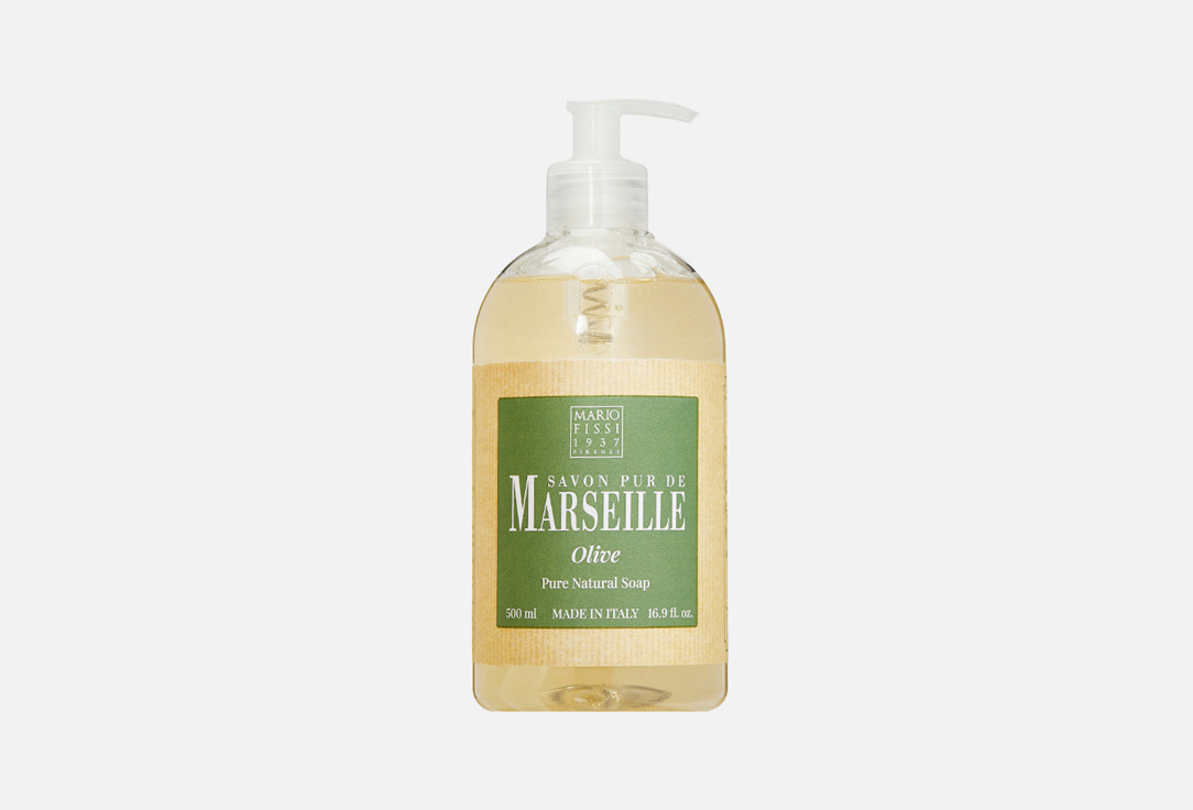 Жидкое мыло MARIO FISSI Olive 500 мл мыло кусковое maitre savon de marseille масло арганы 100 г