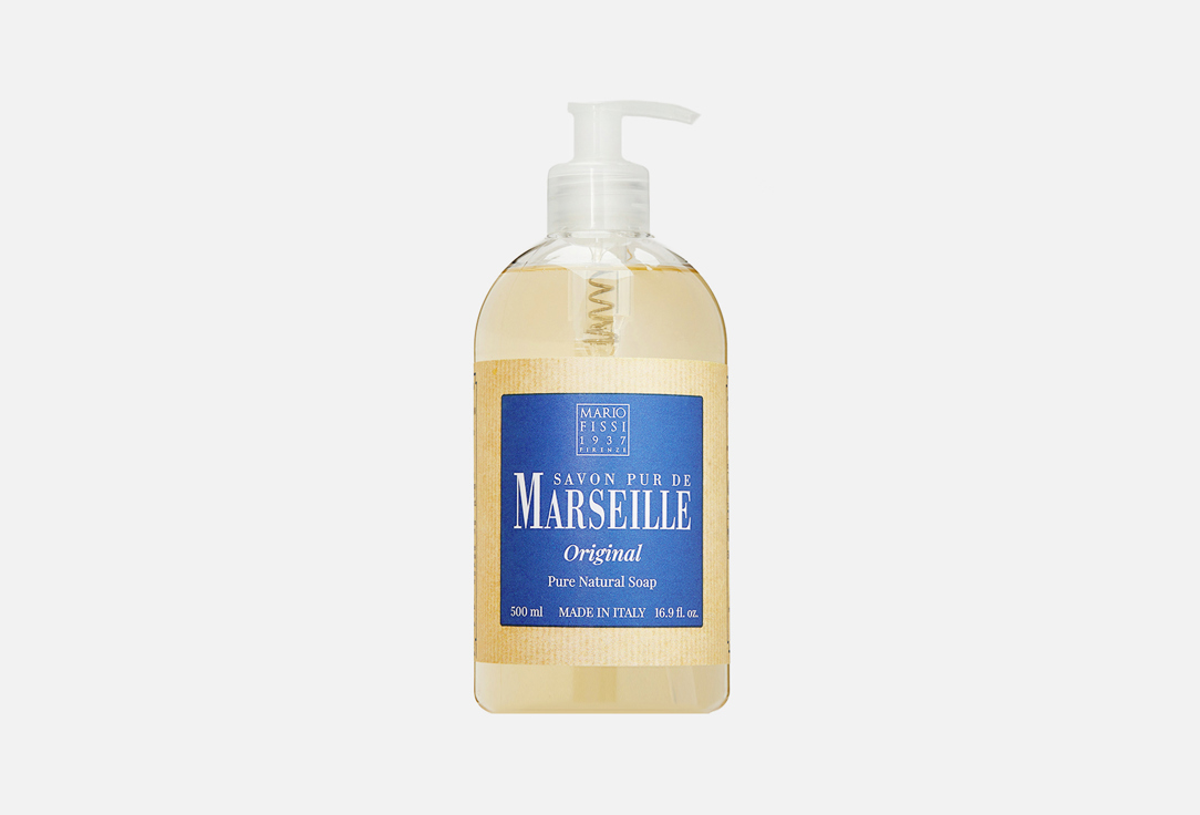 Жидкое мыло MARIO FISSI Original 500 мл мыло твердое la corvette мыло традиционное марсельское растительное savon de marseille extra pur