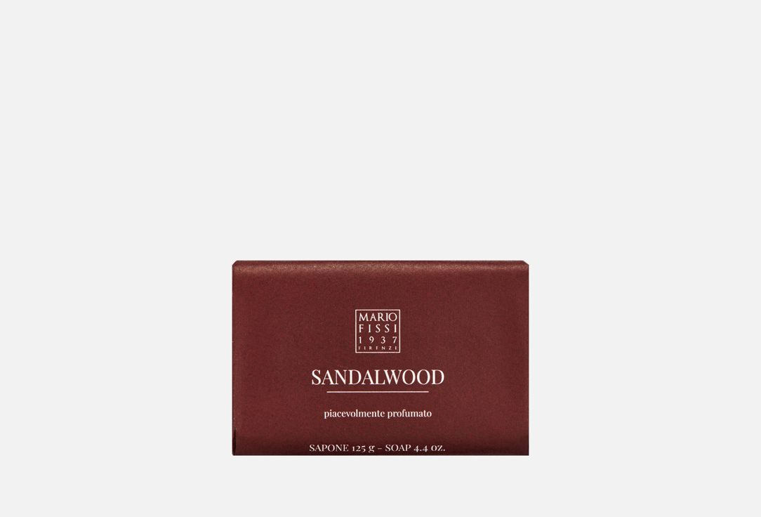 Туалетное мыло MARIO FISSI Sandalwood 125 г твердая пенка для умывания mario fissi delicato 50 гр
