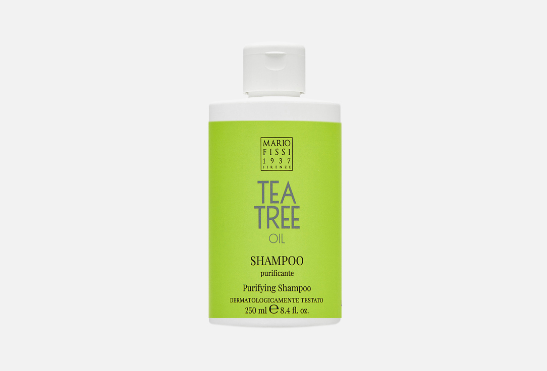 беавер beaver шампунь для волос essential oil of tea tree purifying 60 мл Шампунь для волос MARIO FISSI Tea tree 250 мл
