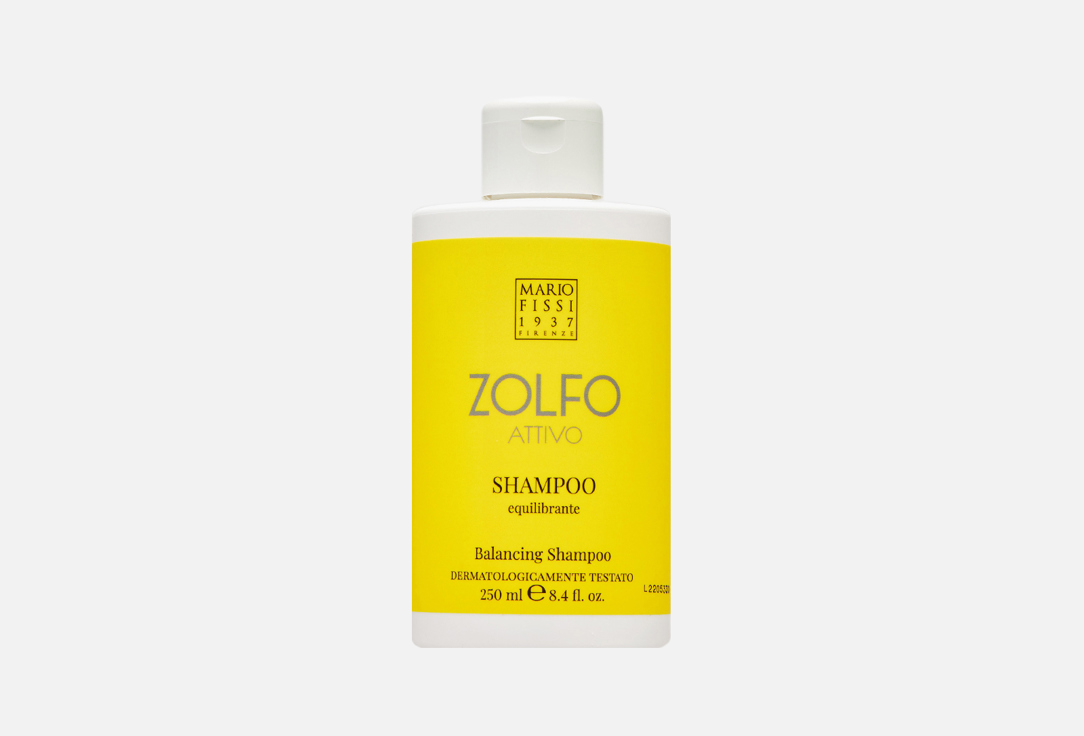 Шампунь для волос MARIO FISSI Zolfo Attivo 250 мл шампунь для волос mario fissi tea tree 250 мл