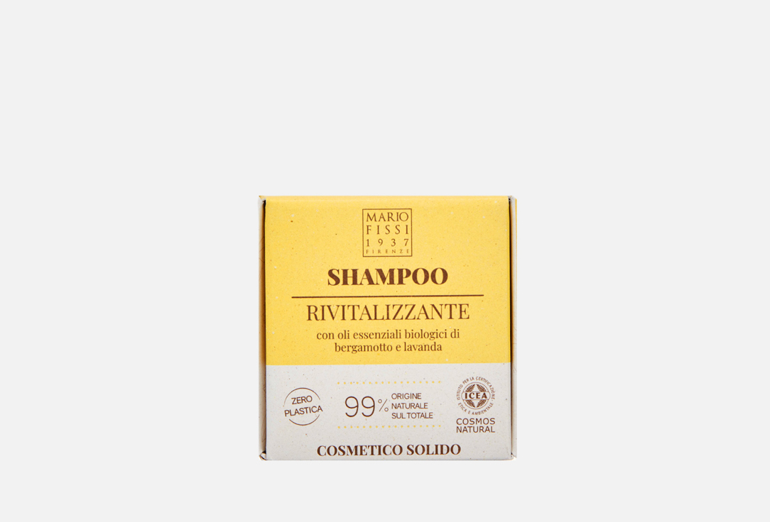 Твердый шампунь для волос MARIO FISSI Rivitalizzante 50 г шампунь для волос mario fissi violet pigment 250 мл