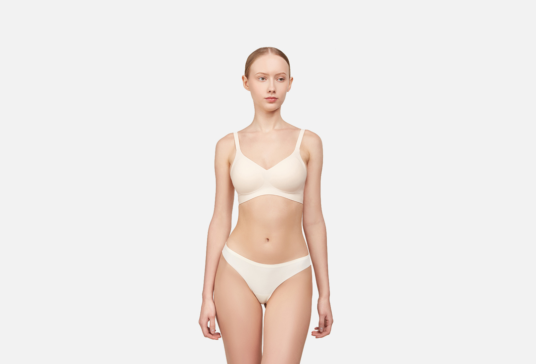 Изображение товара стринги со средней посадкой ABOUT Lingerie молочные