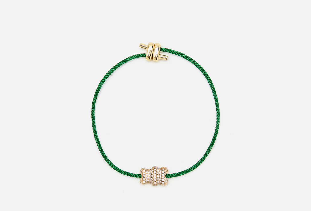 Изображение товара Браслет Komsi Brand Bear Fianit Green