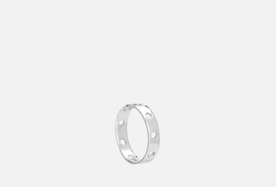 prosto jewelry кольцо из белого золота с микробриллиантом Кольцо серебряное PROSTO JEWELRY С окошками 17 мл