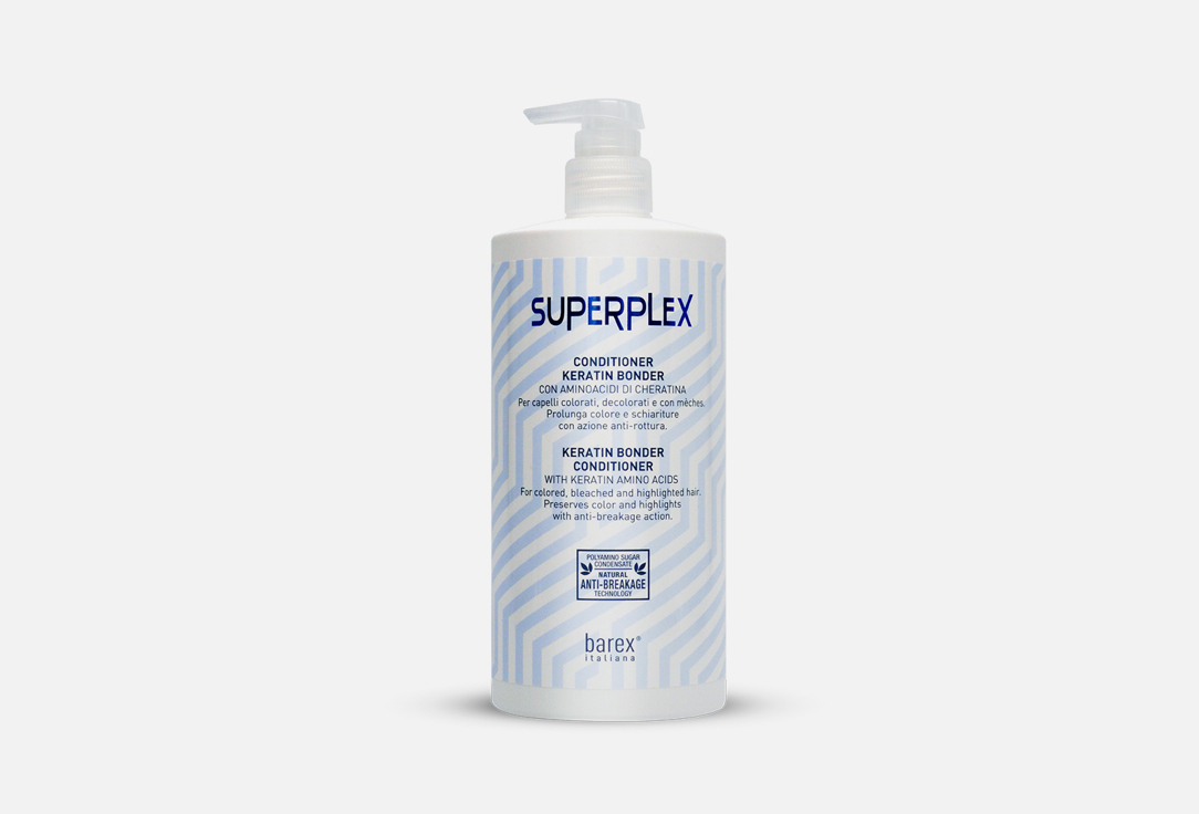шампунь для волос barex keratin bonder shampoo 250 мл Бальзам для волос BAREX SUPERPLEX Keratin Bonder 750 мл