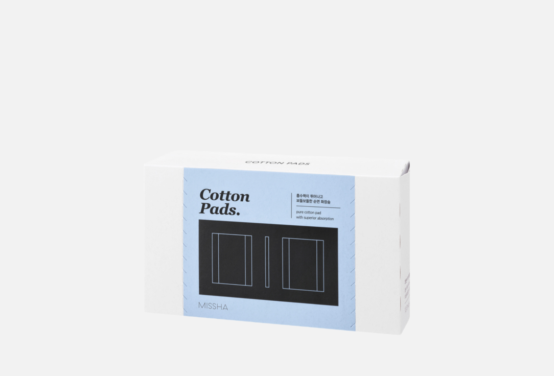 Ватные диски MISSHA Cotton pads 80 шт цена и фото