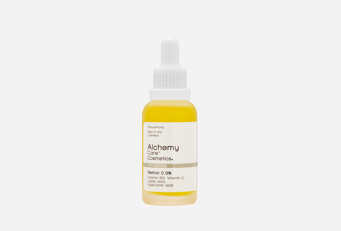 Антивозрастная сыворотка для лица ALCHEMY CARE Retinol 0.3% 30 мл сыворотка revolution skincare retinol vitamins hyaluronic 0 3% 30 мл