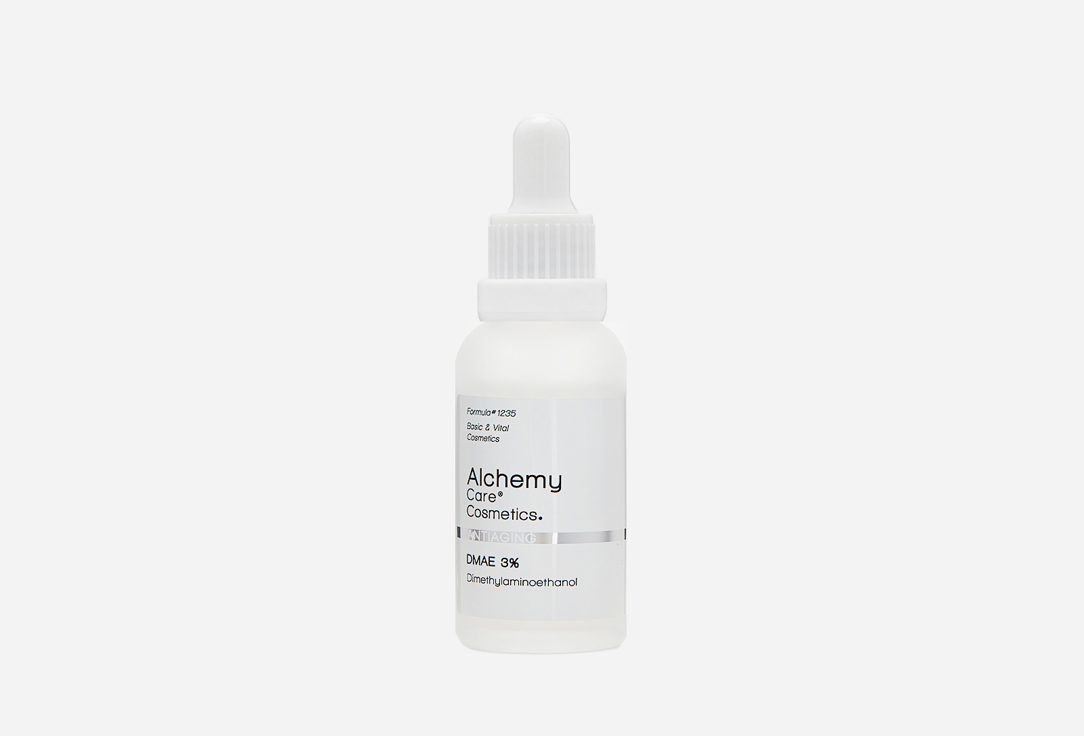 Антивозрастная сыворотка для упругости кожи ALCHEMY CARE Dmae 3% 30 мл восстанавливающий крем для кожи вокруг глаз alchemy care antiaging repair 15 мл