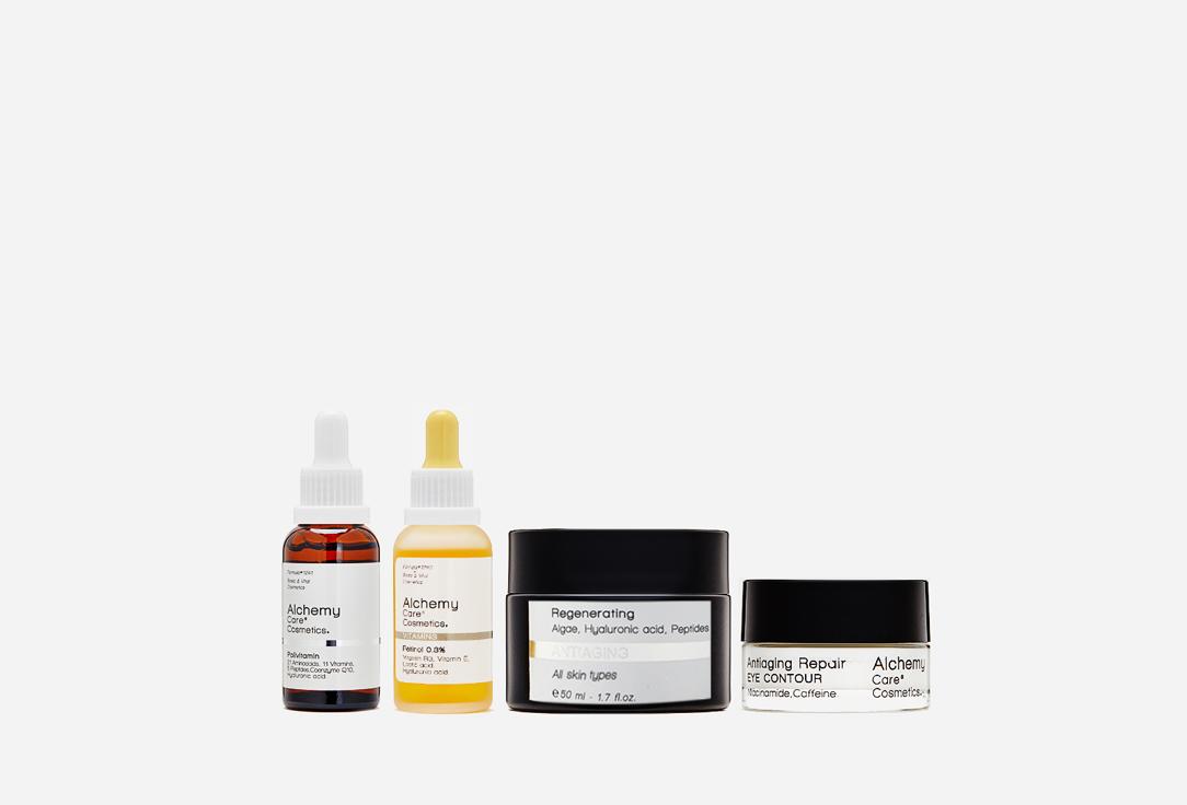 Набор для антивозрастного ухода за кожей ALCHEMY CARE Extra-ordinary antiaging 4 шт