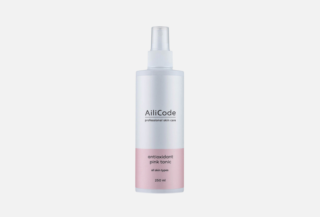 Розовый тоник для лица AILICODE Antioxidant 250 мл