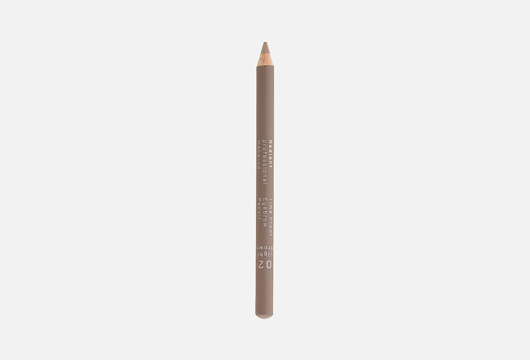 Карандаш для бровей Radiant Professional Make-Up TIME PROOF EYEBROW PENCIL 2, светло-коричневый 