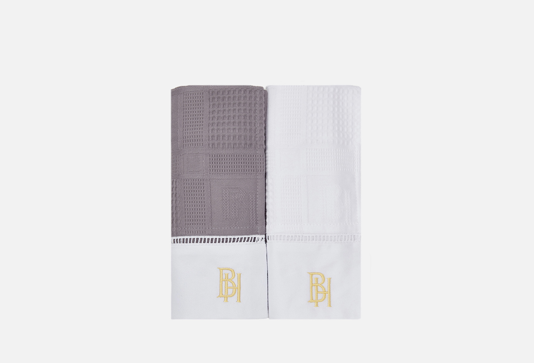 Изображение товара Комплект вафельных полотенец BELLEHOME Starry night 40х70 см 2 шт