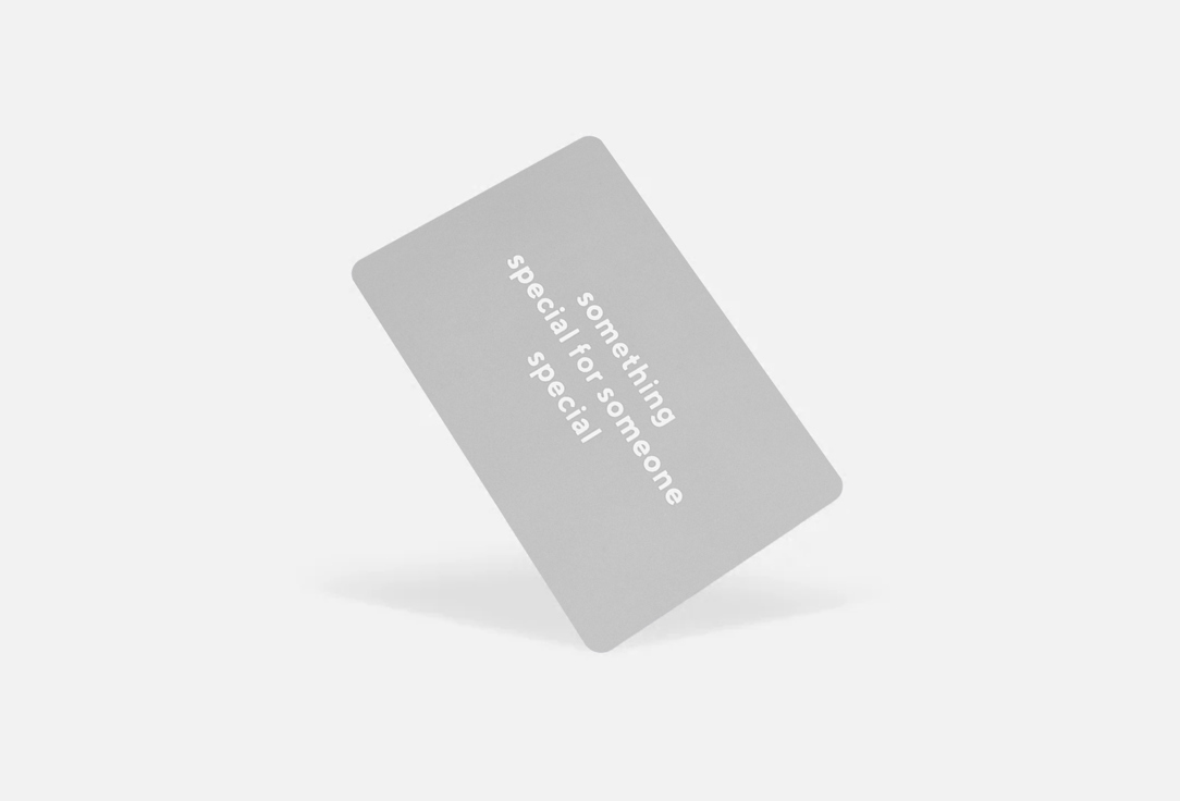 

пластиковая подарочная карта GOLD APPLE, Gift card 1 шт