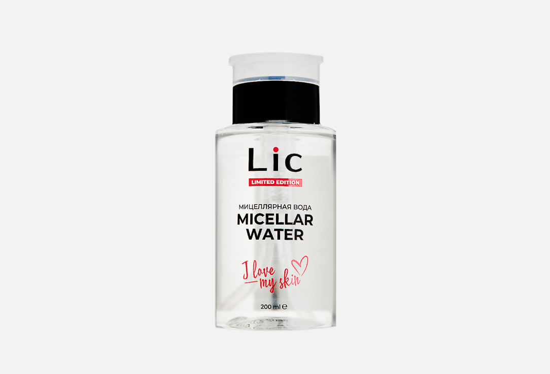 Мицеллярная вода для снятия макияжа LIC I love my skin 200 мл увлажняющая мицеллярная вода для снятия макияжа skin purity micellar water 200мл