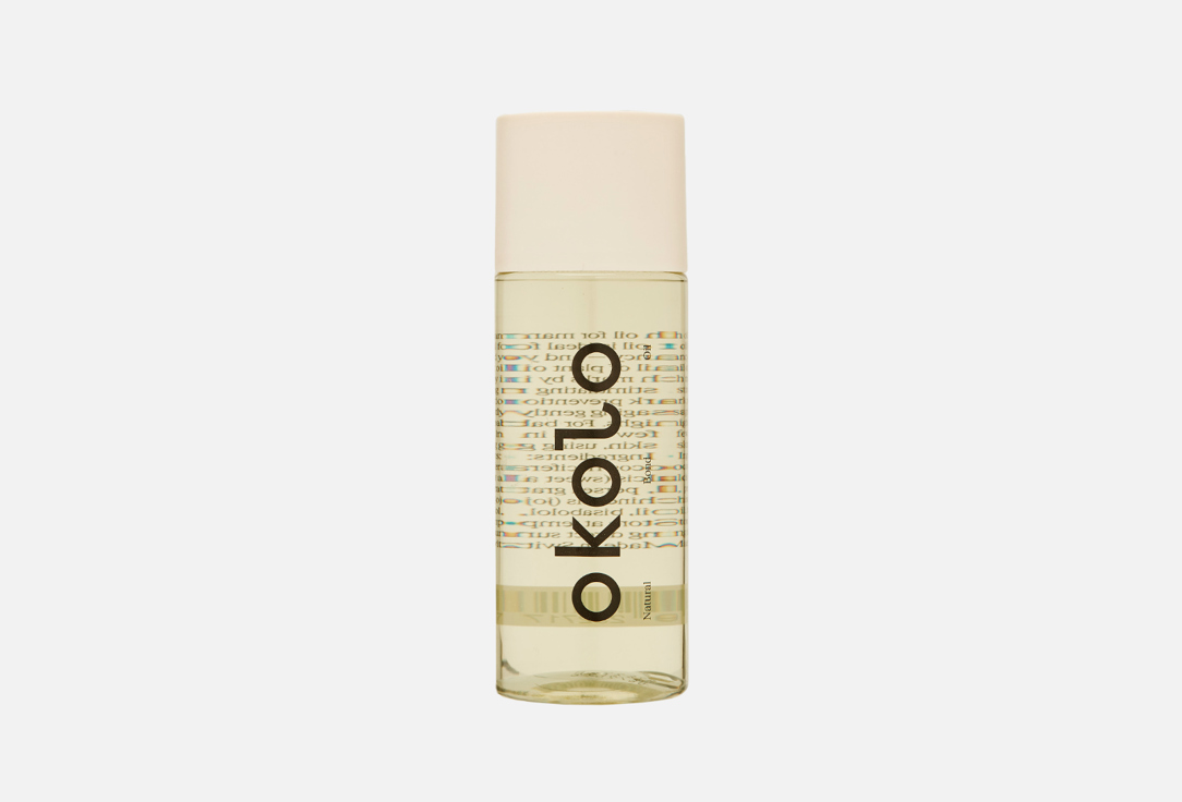 Атласное массажное масло для тела OKOLO Natural bond oil 110 мл цена и фото