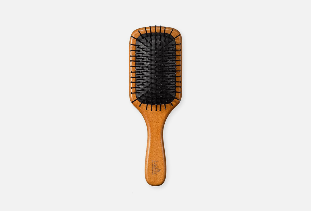 расческа для волос lador щетка для волос деревянная mini wooden paddle brush Щетка для волос LADOR MIDDLE WOODEN PADDLE BRUSH 1 шт