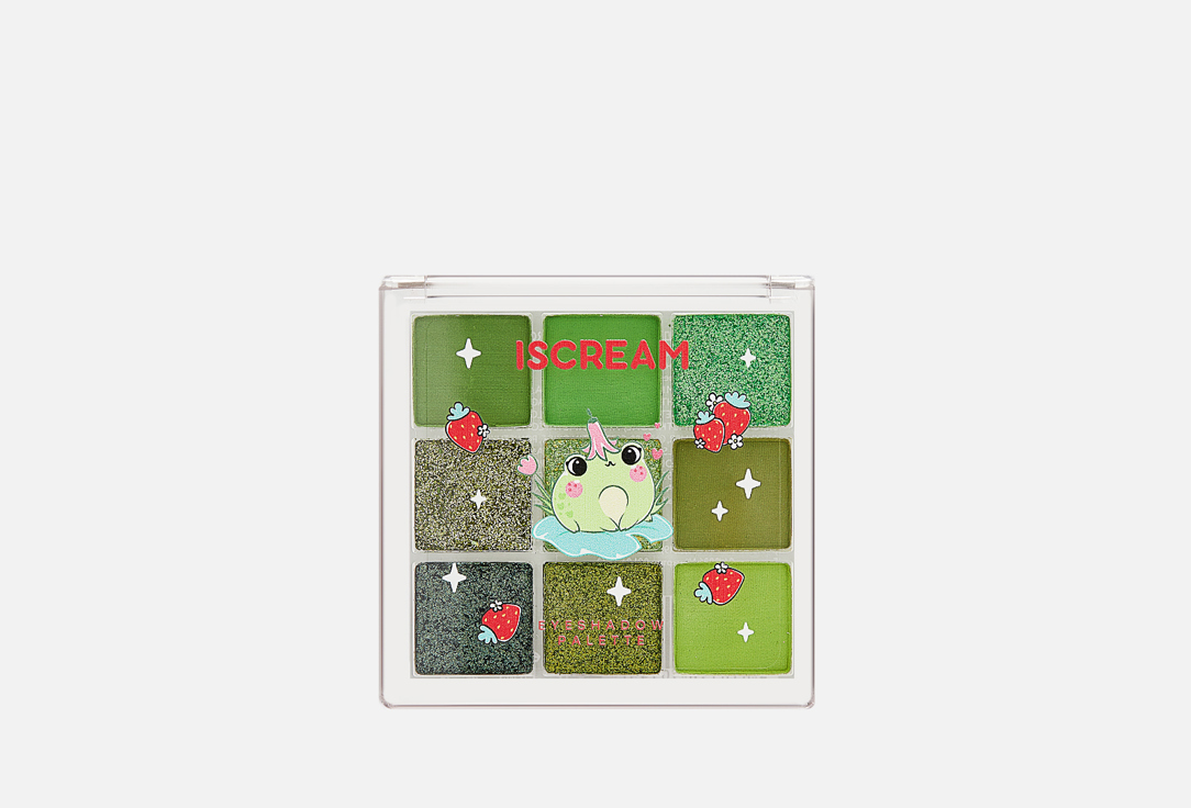 Палетка теней для век ISCREAM FROG  9.4 г