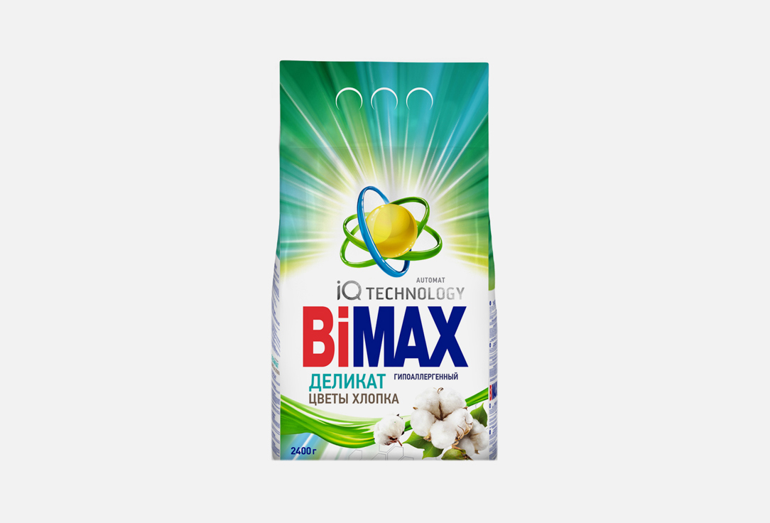 Стиральный порошок BIMAX Cotton flowers 2400 г стиральный порошок bimax automat 3 кг