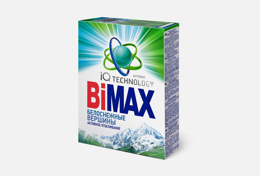 Стиральный порошок BIMAX Белоснежные вершины 400 г порошок чистящий италмас арктик 400гр