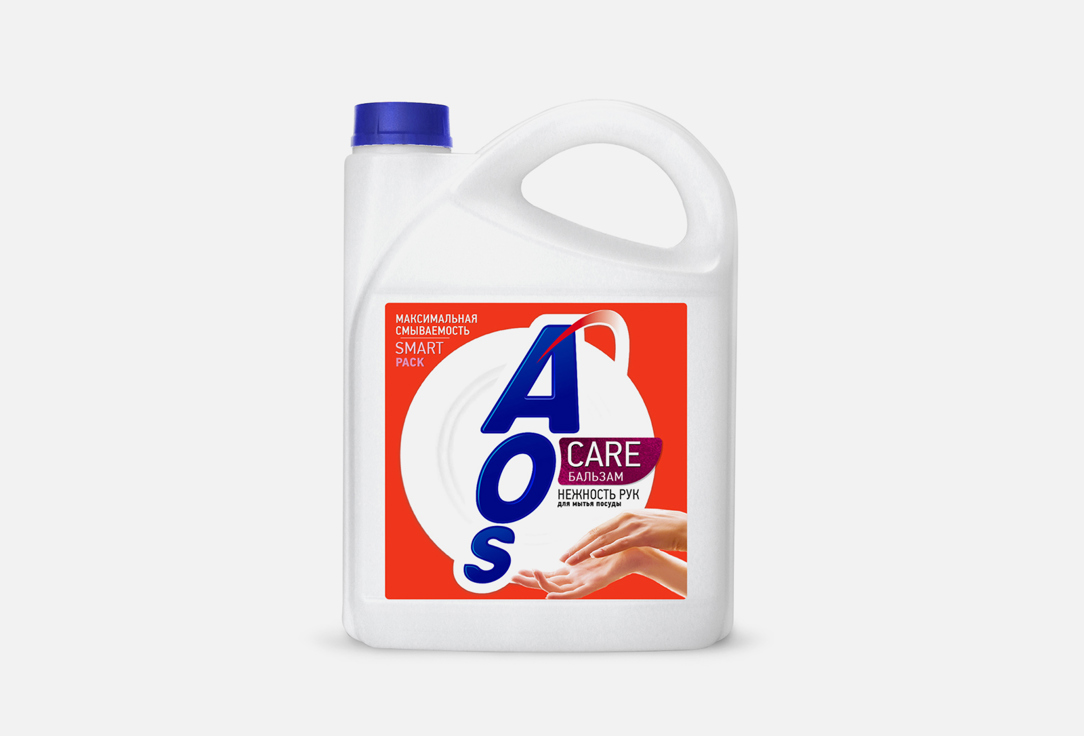 Изображение товара Средство для мытья посуды AOS Бальзам 4800 мл мягкое и эффективное для бережной очистки