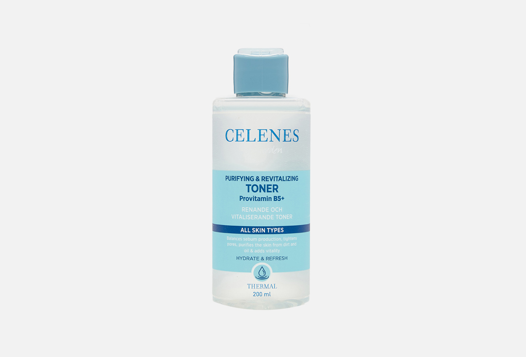 Изображение товара Увлажняющий тонер для лица Celenes Thermal purifying & revitalizing toner