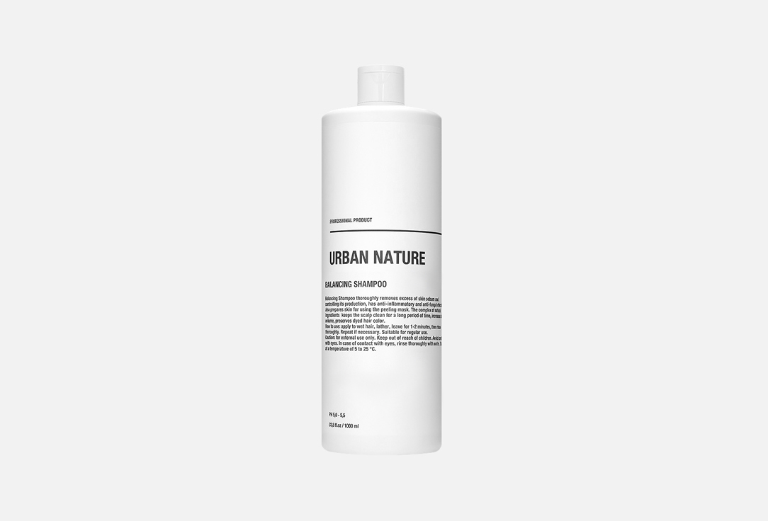 Изображение товара Балансирующий шампунь для жирной кожи головы URBAN NATURE BALANCING SHAMPOO