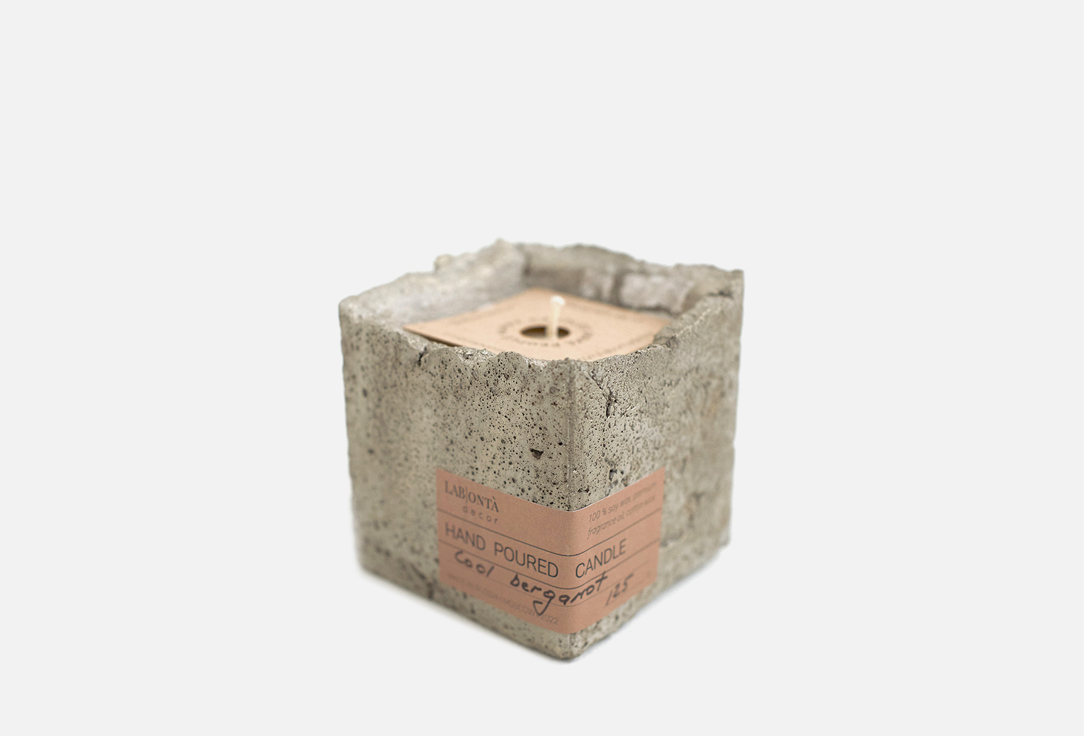 Свеча LAB|ONTÀ DЕCOR Loft Square Cool Bergamot 125 г