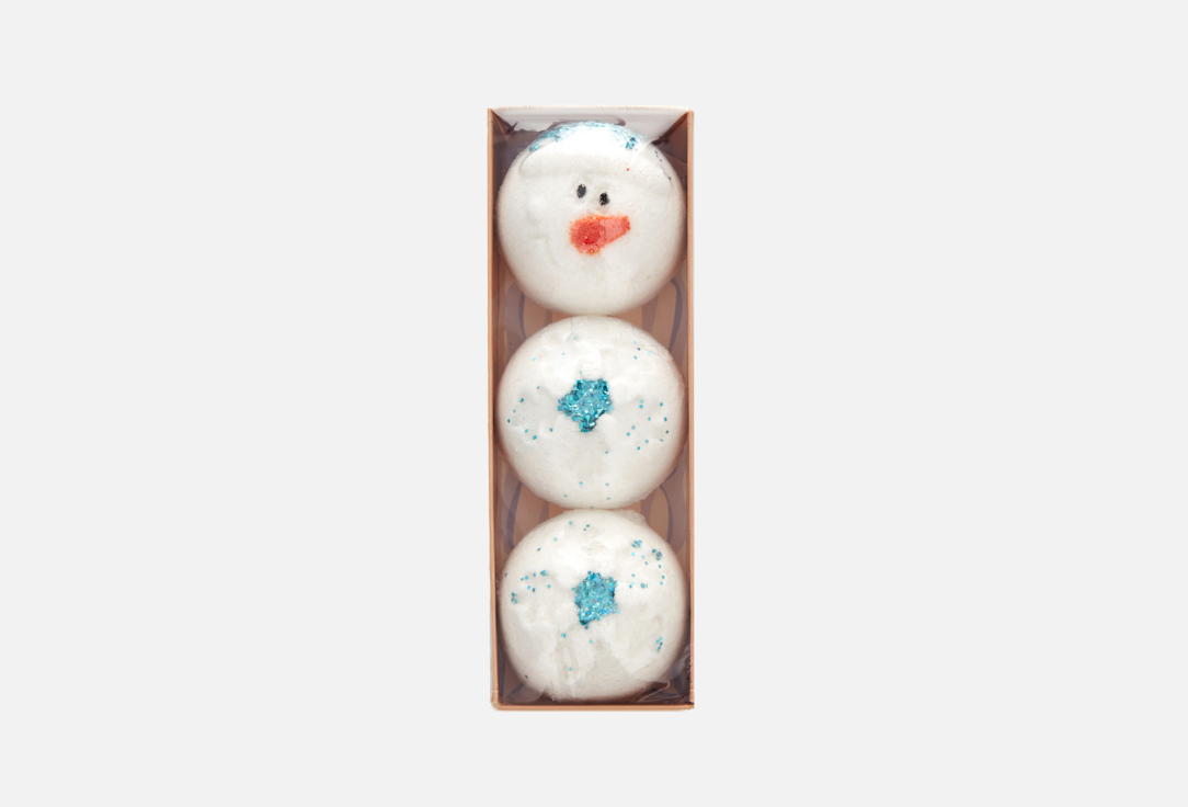 Набор шипучей соли для ванн LABOROTORY KATRIN Snowman 360 мл laboratory katrin набор шипучей соли для ванн snow balls новогоднее чудо 8 шт уп 160 г 3 уп