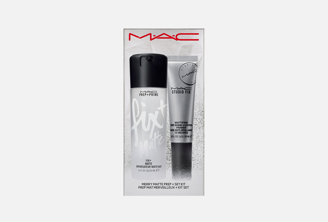 Набор для макияжа MAC Merry Matte Prep + Set Kit 