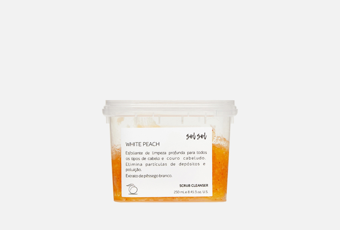 

Очищающий скраб для волос SOL SOL, White Peach 250 мл