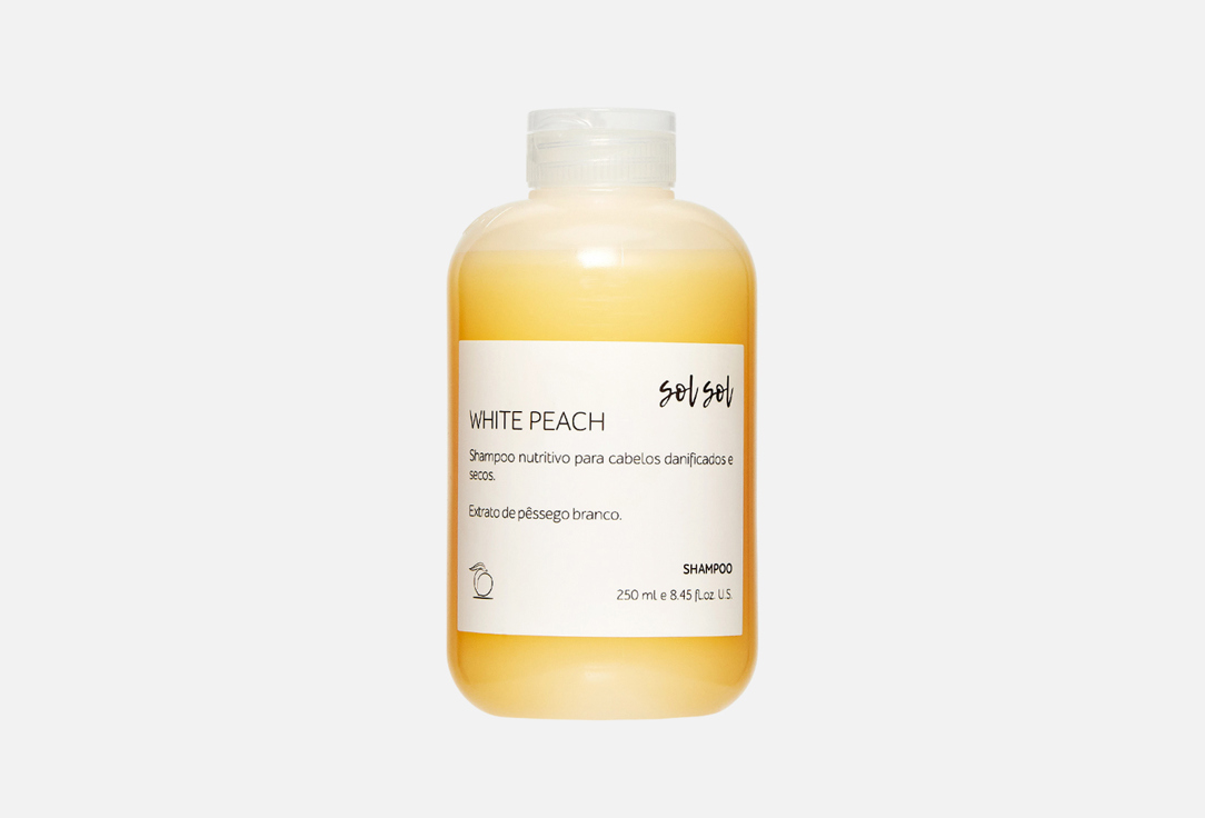 

Восстанавливающий шампунь для волос SOL SOL, White Peach 250 мл
