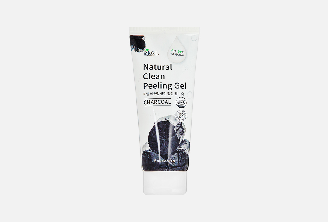 Пилинг-скатка для лица Ekel Natural Clean peeling gel Charcoal 