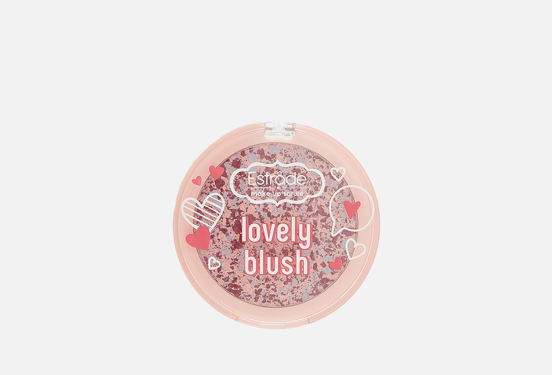 Румяна компактные Estrade Lovely Blush 204, Сатиновый деликатный розово-лиловый