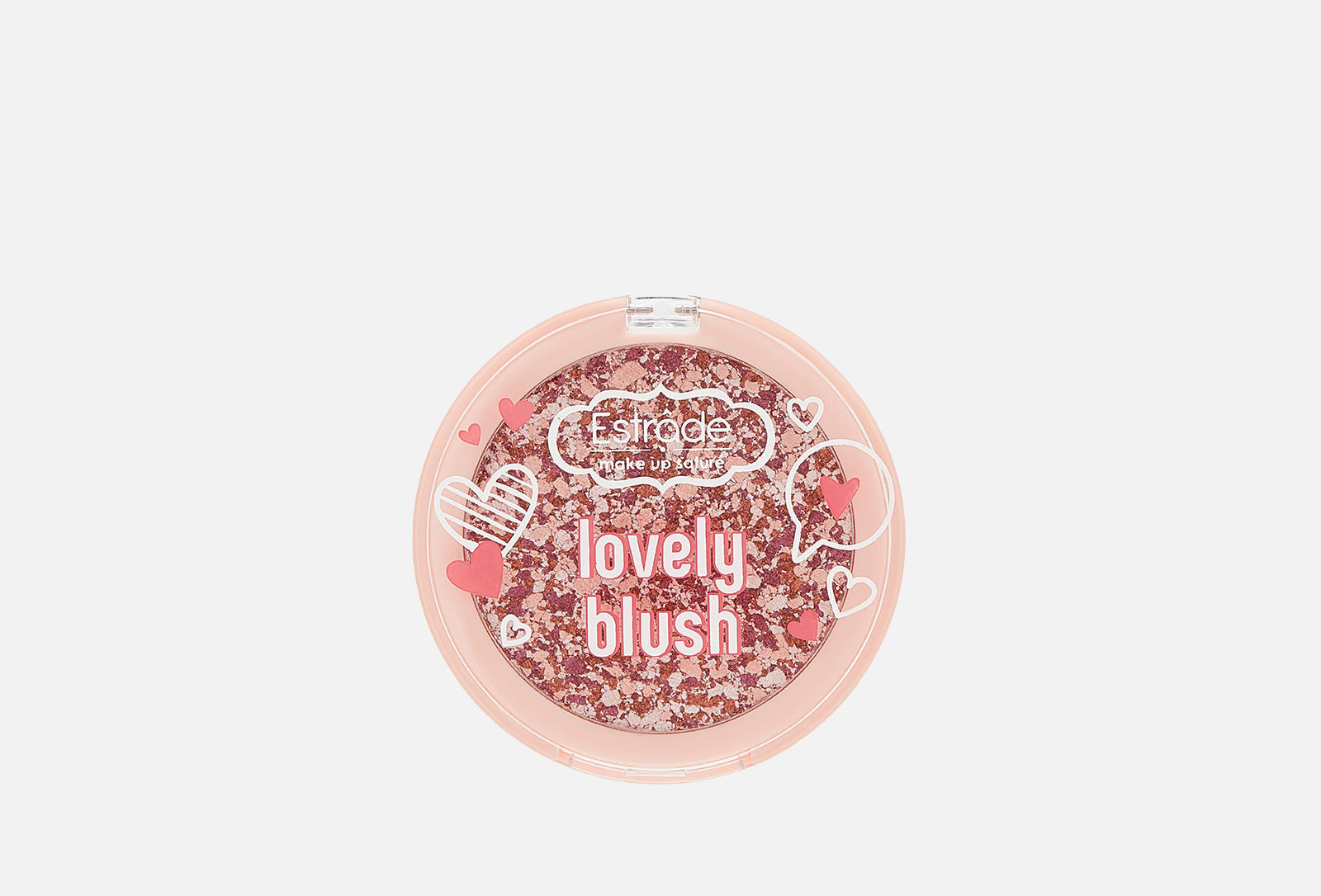 Estrade Румяна компактные Lovely Blush 206, Сатиновый универсальный ...