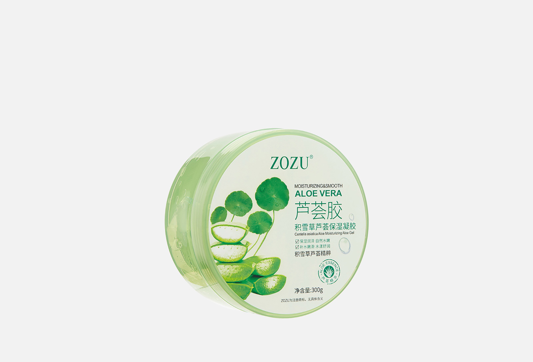 Изображение товара Мультифункциональный гель для лица и тела ZOZU aloe vera & centella asiatica extract