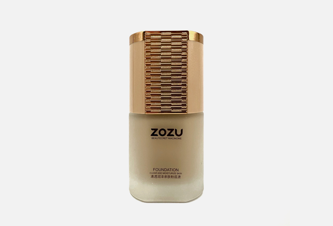 Увлажняющий тональный крем для лица ZOZU Moisturizing  02, Ivory White