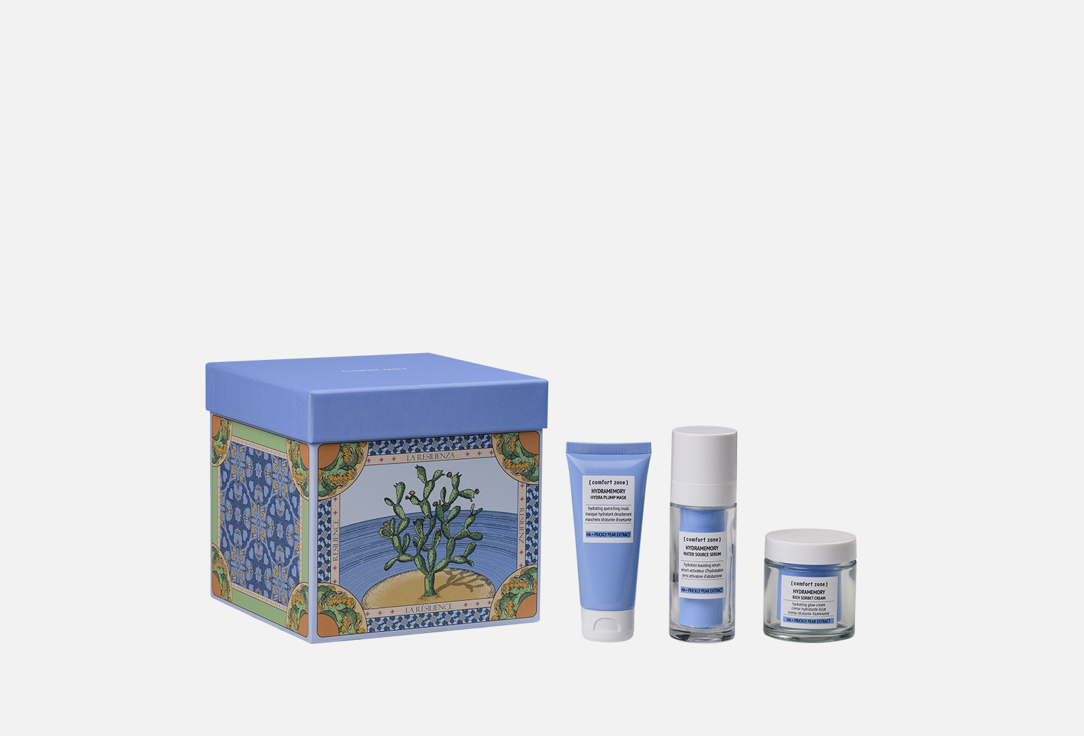 Подарочный набор для ухода за кожей лица COMFORT ZONE Hydrating glow face kit 3 шт