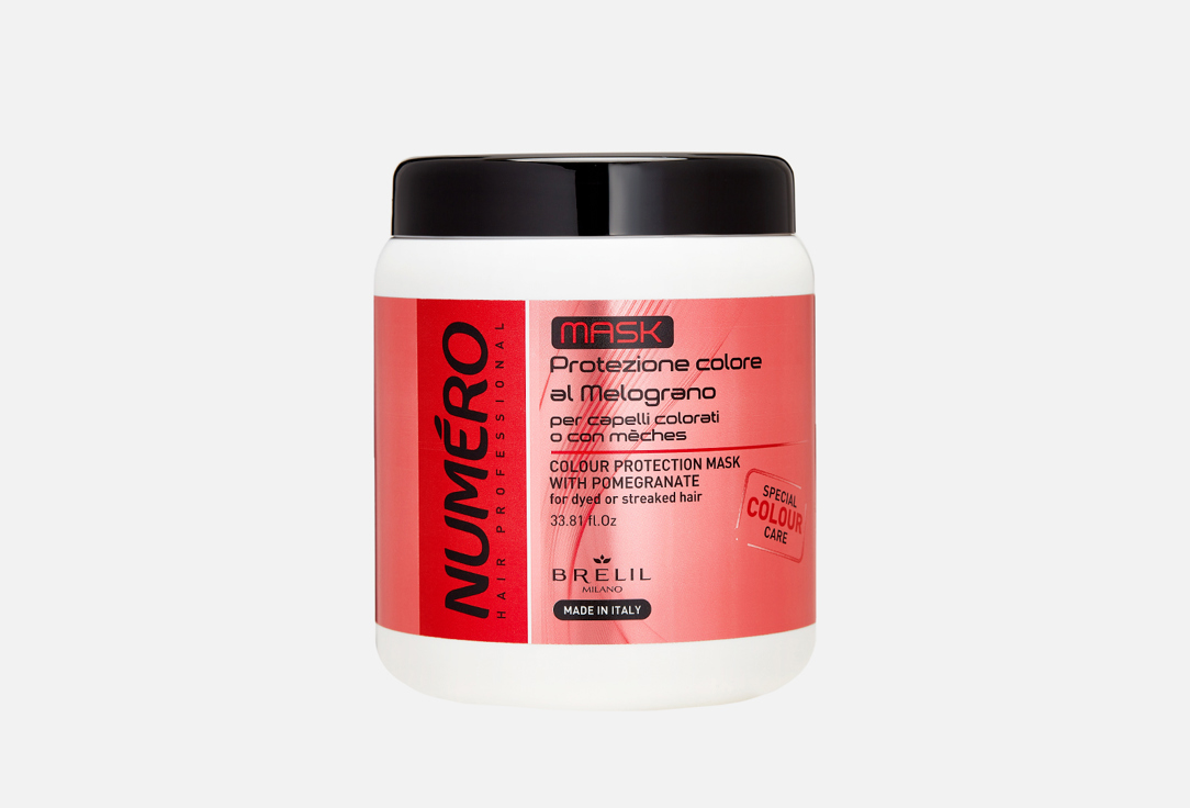 Изображение товара Маска для защиты цвета волос Brelil with pomegranate 1000 мл для окрашенных волос