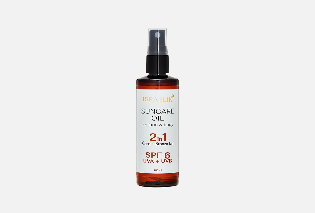 Масло для загара SPF6 ISRAELIK Suncare Oil 100 мл