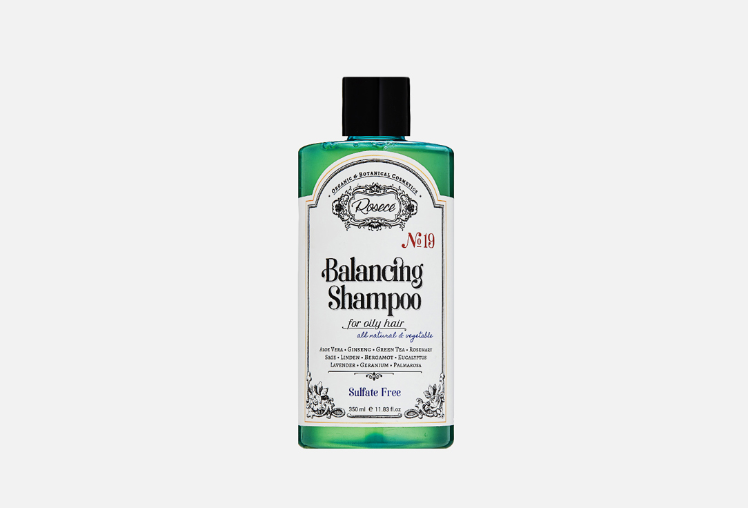 шампунь для волос rosece питательный шампунь for sensitive skin Шампунь для волос ROSECE Balancing shampoo 350 мл
