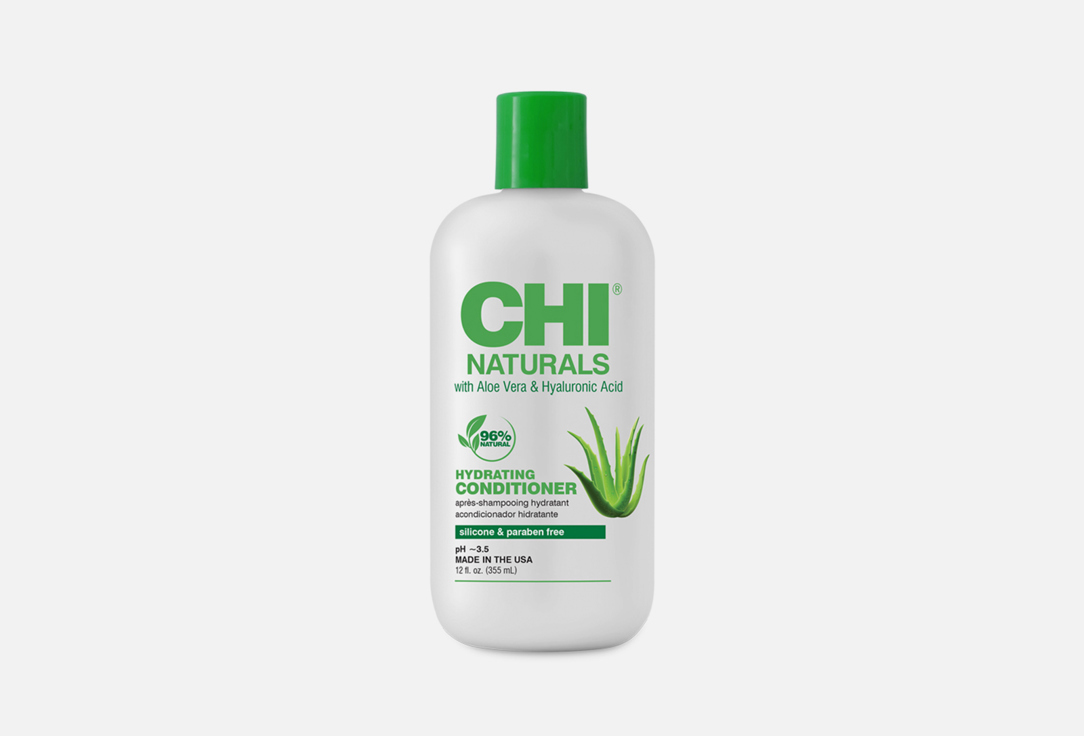 Увлажняющий кондиционер для волос CHI NATURALS aloe vera & hyaluronic acid 