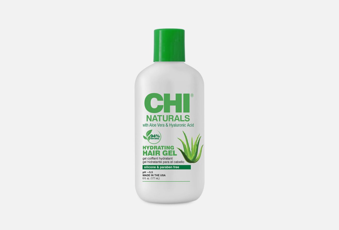 Изображение товара увлажняющий Гель для волос CHI NATURALS aloe vera & hyaluronic acid
