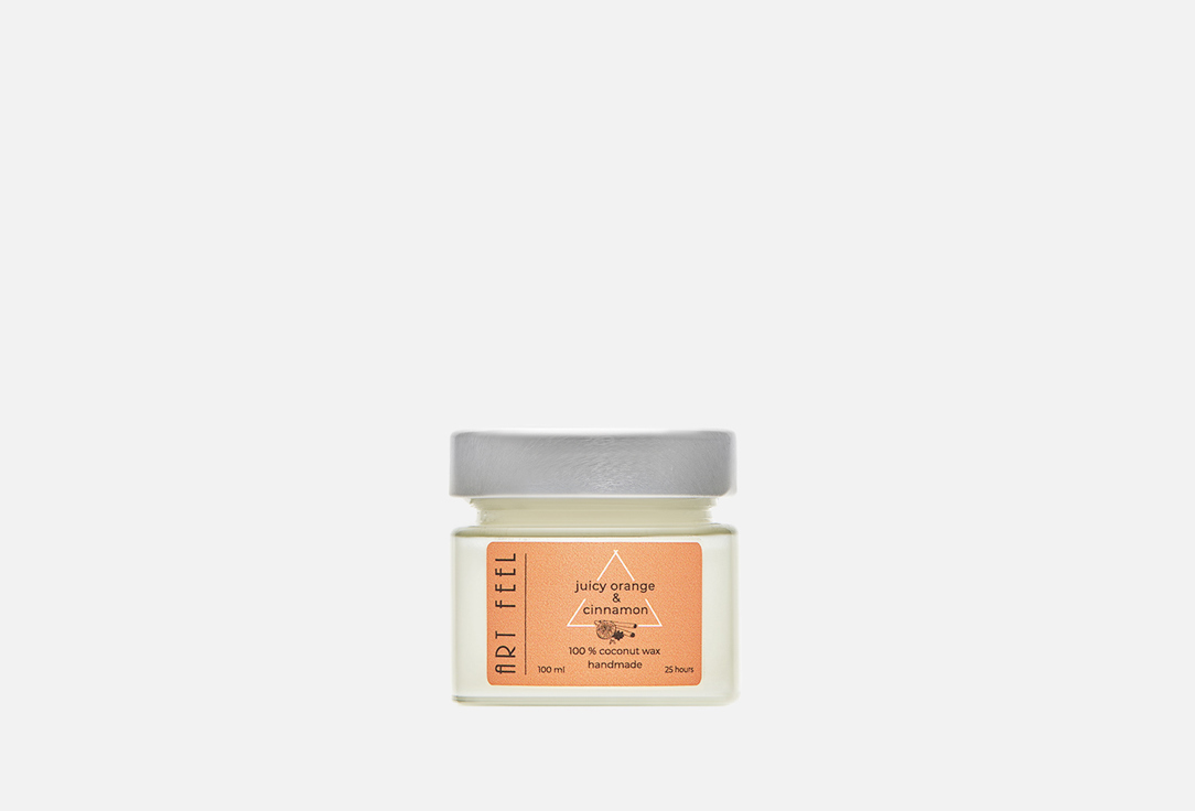 Свеча ароматичекая ART FEEL Orange and cinnamon 100 мл