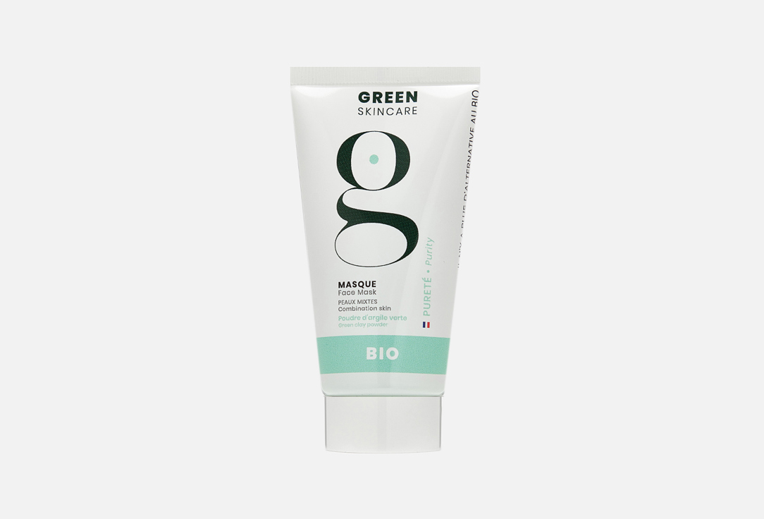 Очищающая детокс маска для лица GREEN SKINCARE Face mask 50 мл маска для лица cafemimi super food зеленая глина 100 мл