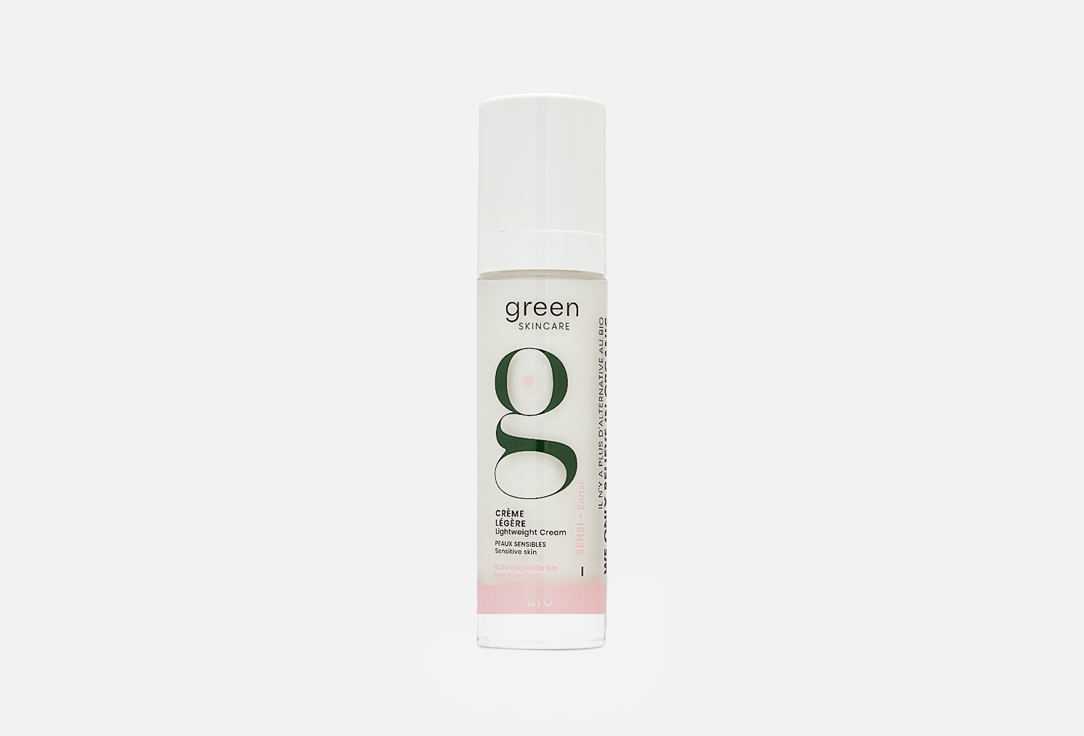 Успокаивающий крем для лица GREEN SKINCARE Lightweight cream 40 мл крем легкий для реактивной кожи лица успокаивающий tolederm uriage урьяж помпа 40мл