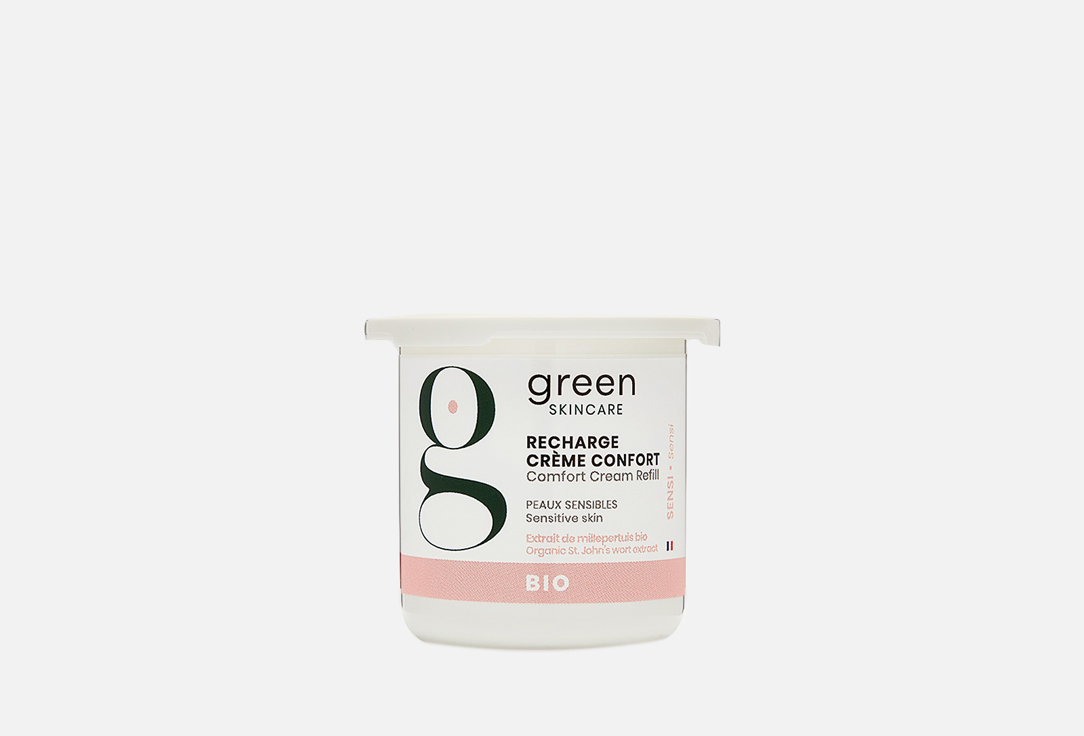 рефил успокаивающего крема для лица GREEN SKINCARE Comfort cream 50 мл уход за лицом green skincare успокаивающий питательный крем для чувствительной кожи sensi сменный блок