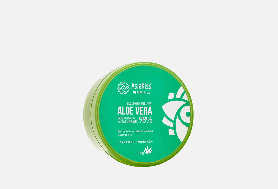 

Гель для лица и тела ASIAKISS, Soothing gel aloe vera 300 мл